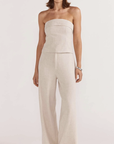 STAPLE THE LABEL-  Alba Bodice.  Colour: Natural Marle