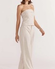 STAPLE THE LABEL-  Alba Bodice.  Colour: Natural Marle