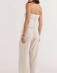 STAPLE THE LABEL-  Alba Bodice.  Colour: Natural Marle