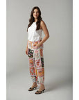 CLOTH PAPER SCISSORS -  Rodeo Print Cropped Pant
