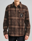 THE MAD HUEYS - Rope Skull Anchor Shacket - Walnut