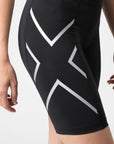 2XU Core Compression Short. Black/Silver