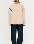 STAPLE THE LABEL - Pascal Teddy Duffle Coat - Beige/Chocolate