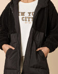 THREADZ - The Teddy Jacket - Black