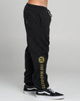 THE MAD HUEYS - H Series Split Trackpant - Black