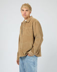 SILENT THEORY - Cord Shirt - Tan