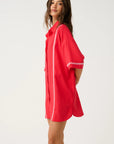 CARTEL & WILLOW - Casey Shirt Dress. Mandarin.